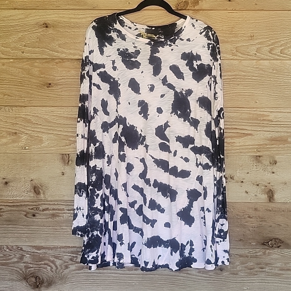 Show Me Your MuMu Pink and Black Will Tunic XSmall